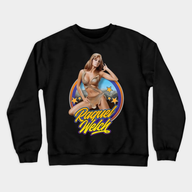 Raquel Welch Crewneck Sweatshirt by Trazzo